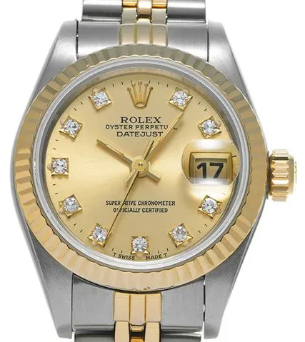 Rolex Datejust 69173G 26mm Yellow gold and Stainless steel Champagne 4