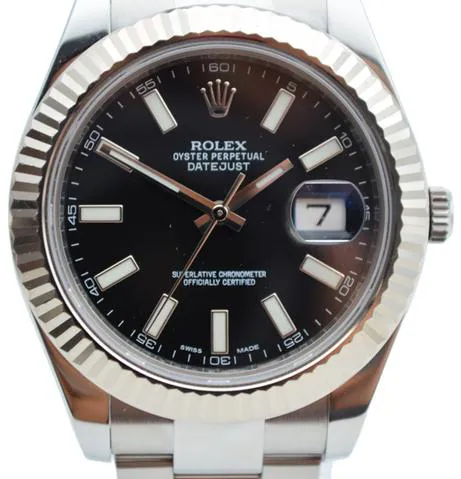 Rolex Datejust II 116334 41mm Stainless steel Black 3