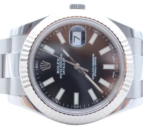 Rolex Datejust II 116334 41mm Stainless steel Black 4