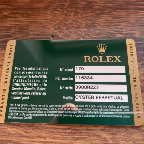 Rolex Datejust II 116334 41mm Stainless steel Black 9