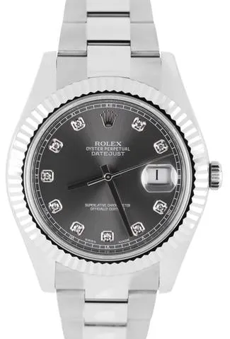 Rolex Datejust II 116334 41mm Stainless steel Gray