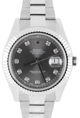 Rolex Datejust II 116334 41mm Stainless steel Gray 8