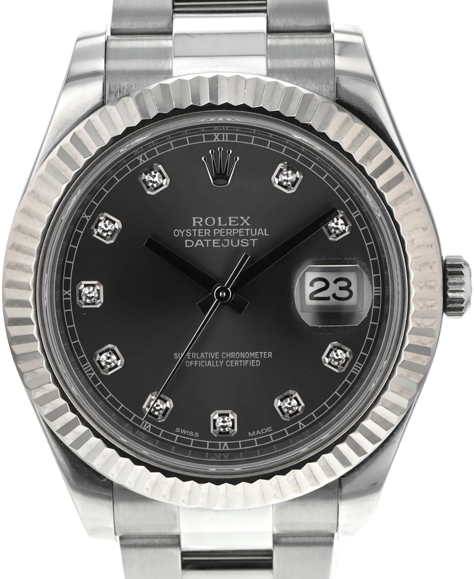 Rolex Datejust II 116334 41mm Stainless steel Gray