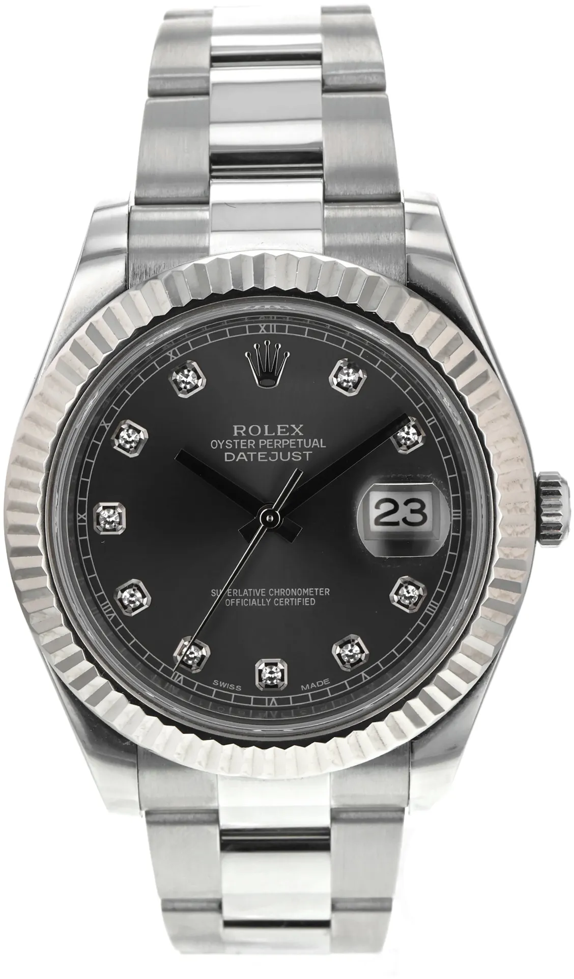 Rolex Datejust II 116334 41mm Stainless steel Gray 1