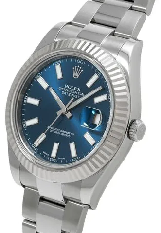 Rolex Datejust II 116334 41mm Stainless steel Blue 1