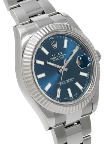 Rolex Datejust II 116334 41mm Stainless steel Blue 2