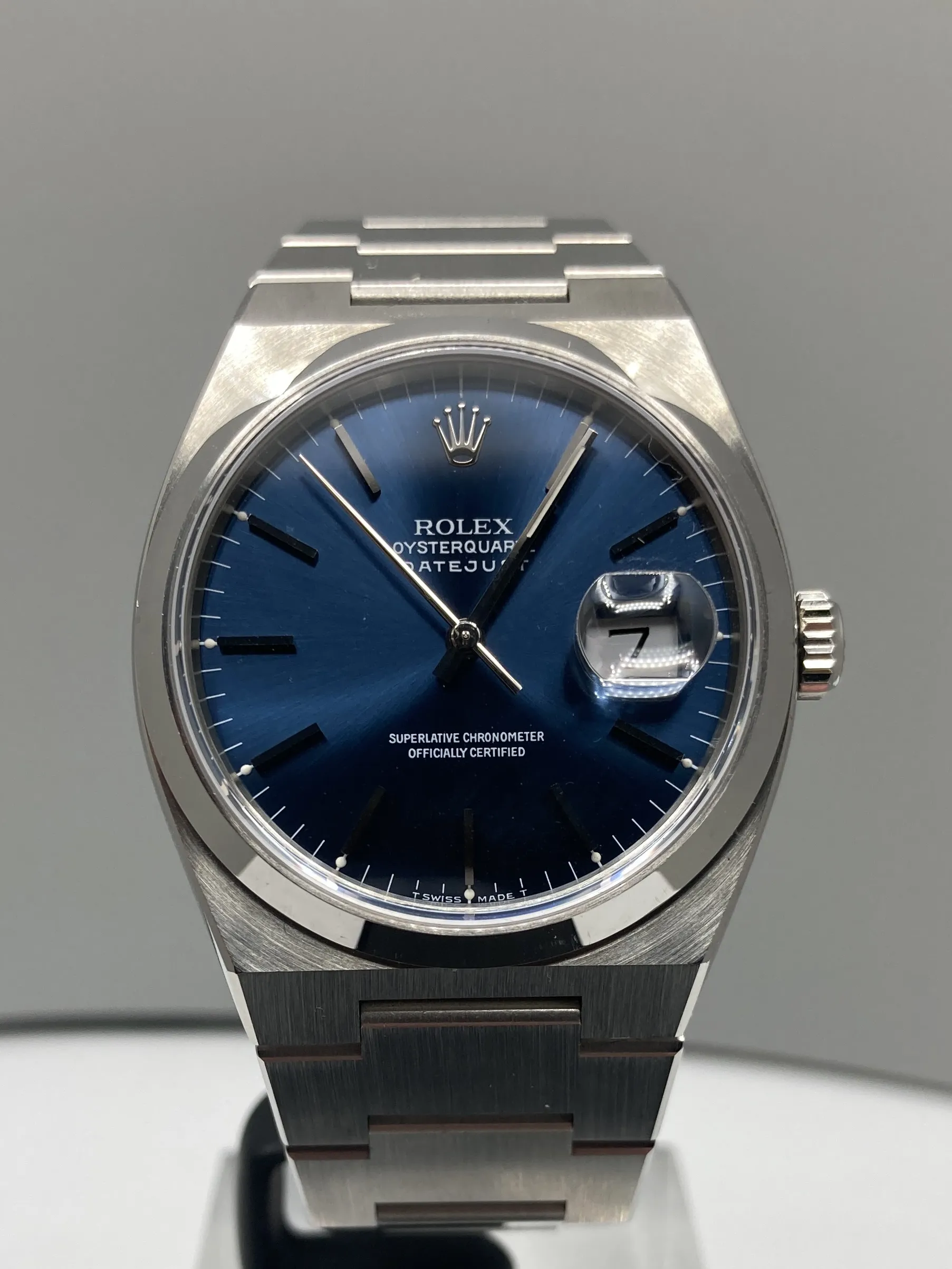 Rolex Datejust Oysterquartz 17000 36mm Stainless steel Blue