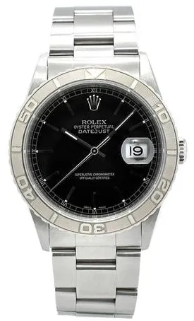 Rolex Datejust Turn-O-Graph 16264 36mm Stainless steel Black