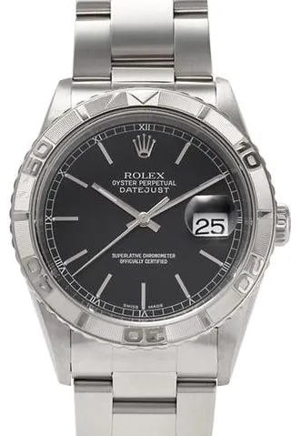 Rolex Datejust Turn-O-Graph 16264 36mm Stainless steel Black