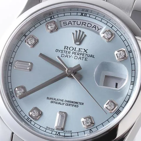 Rolex Day-Date 36 118206A 36mm Diamond Blue 5