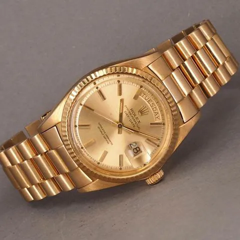 Rolex Day-Date 36 1803 36mm Yellow gold Silver 4