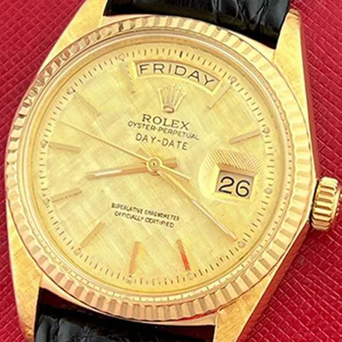 Rolex Day-Date 36 1803 36mm Yellow gold Champagne