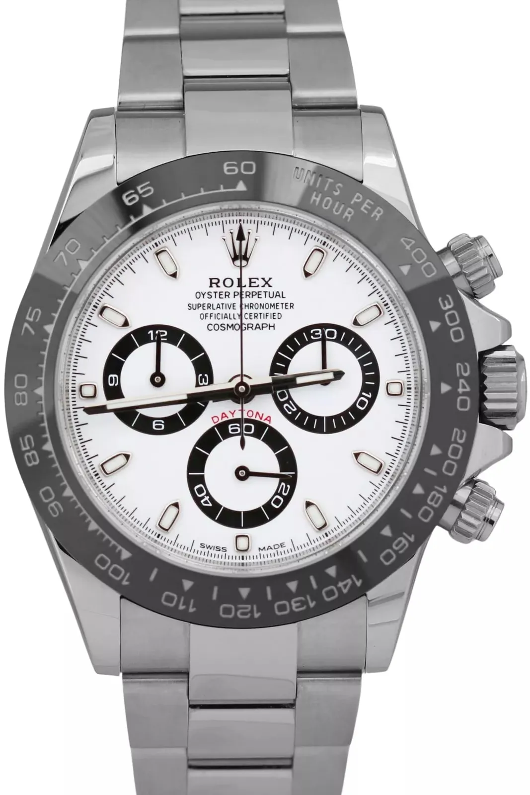 Rolex Daytona 116500LN-0001 40mm Stainless steel White