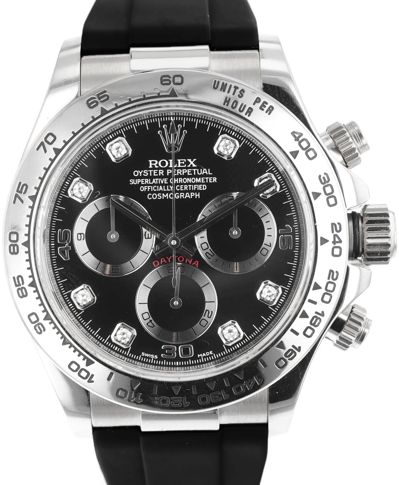 Rolex Daytona 116519 40mm White gold Black