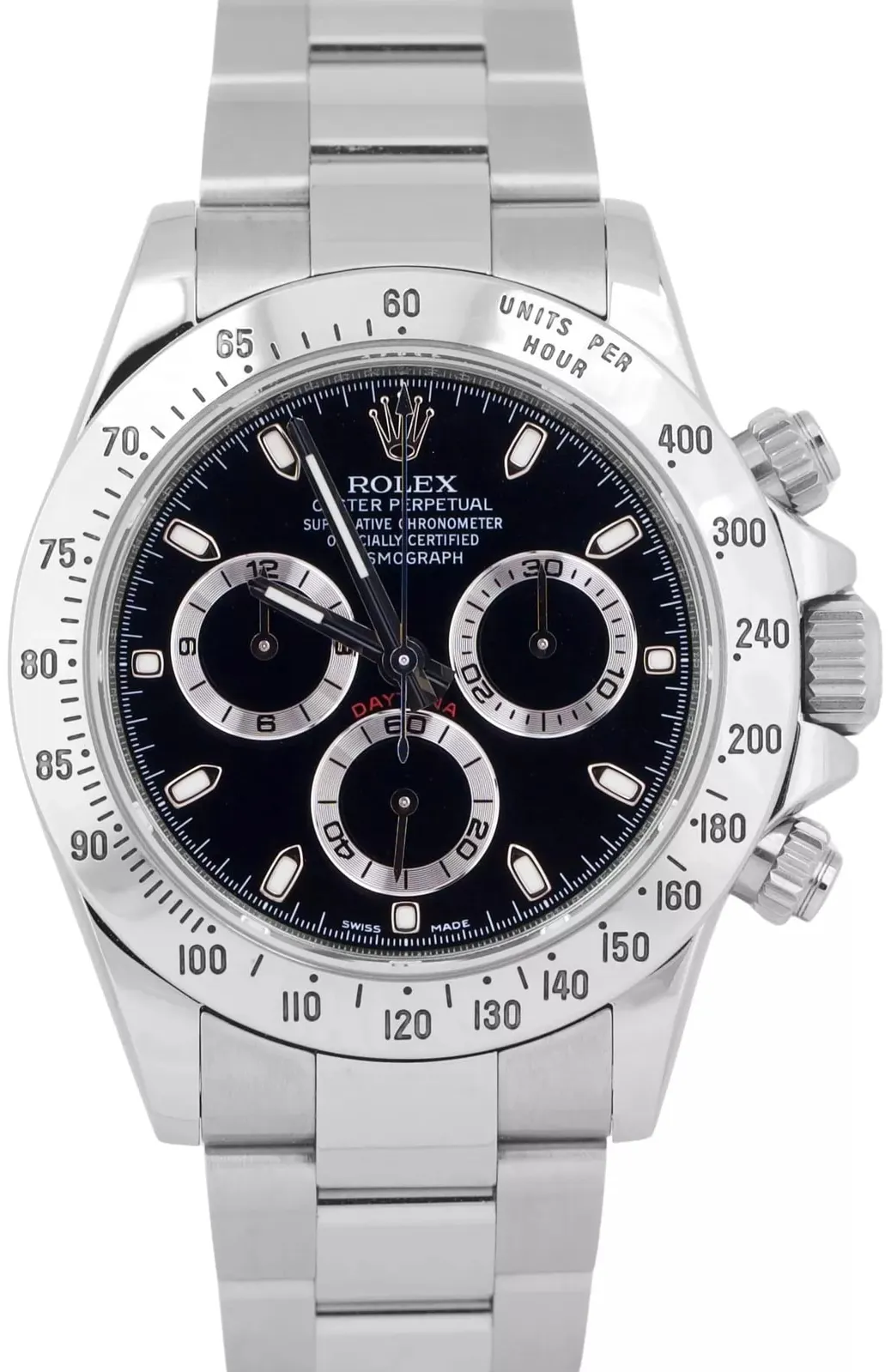 Rolex Daytona 116520-0015 40mm Stainless steel Black