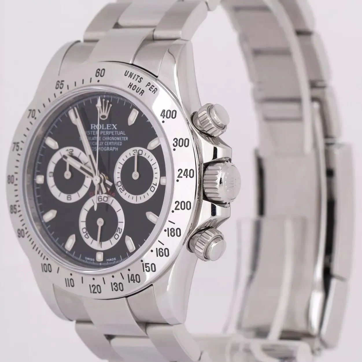 Rolex Daytona 116520-0015 40mm Stainless steel Black 1