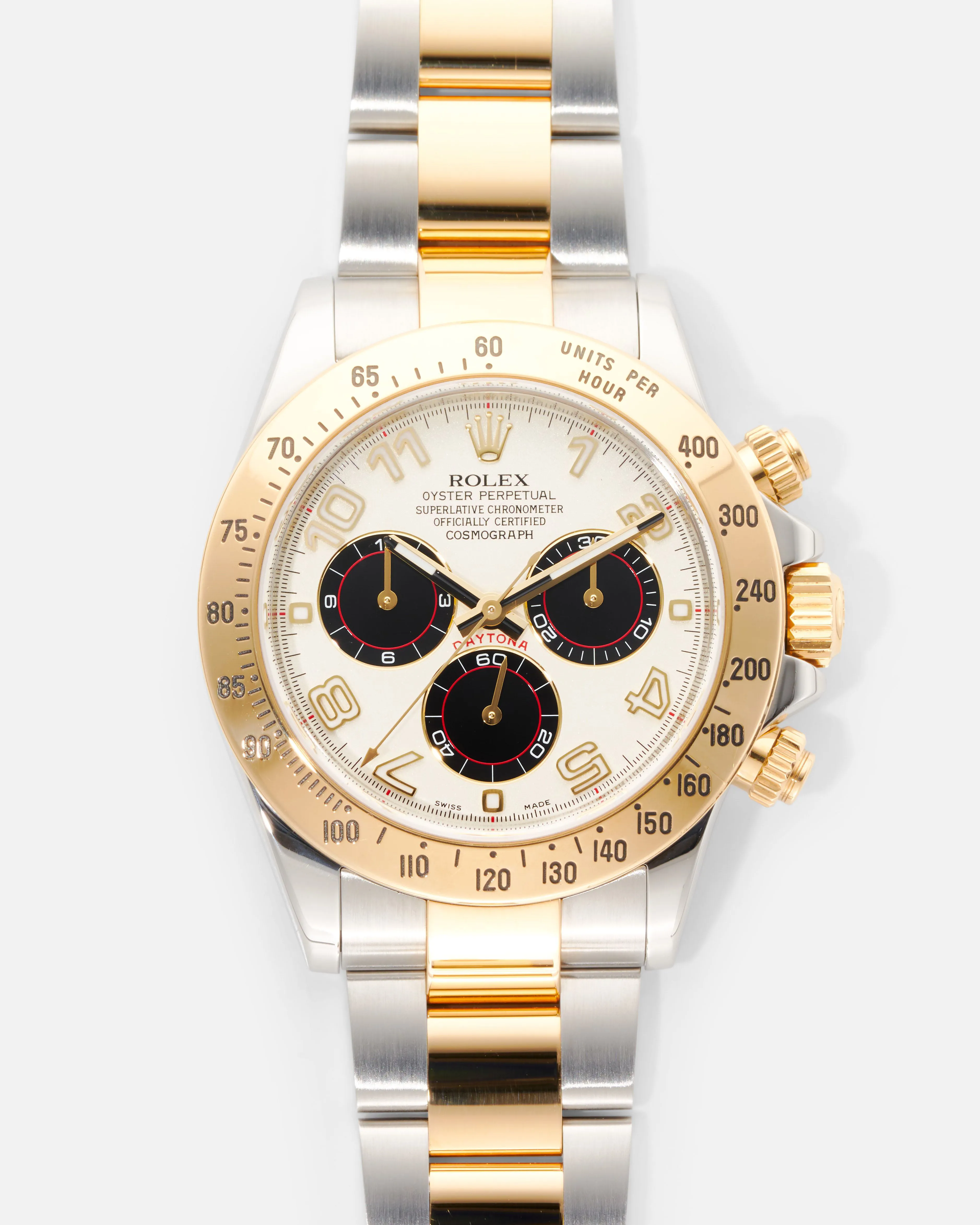 Rolex Daytona 116523-0040 40mm Yellow gold and Stainless steel White