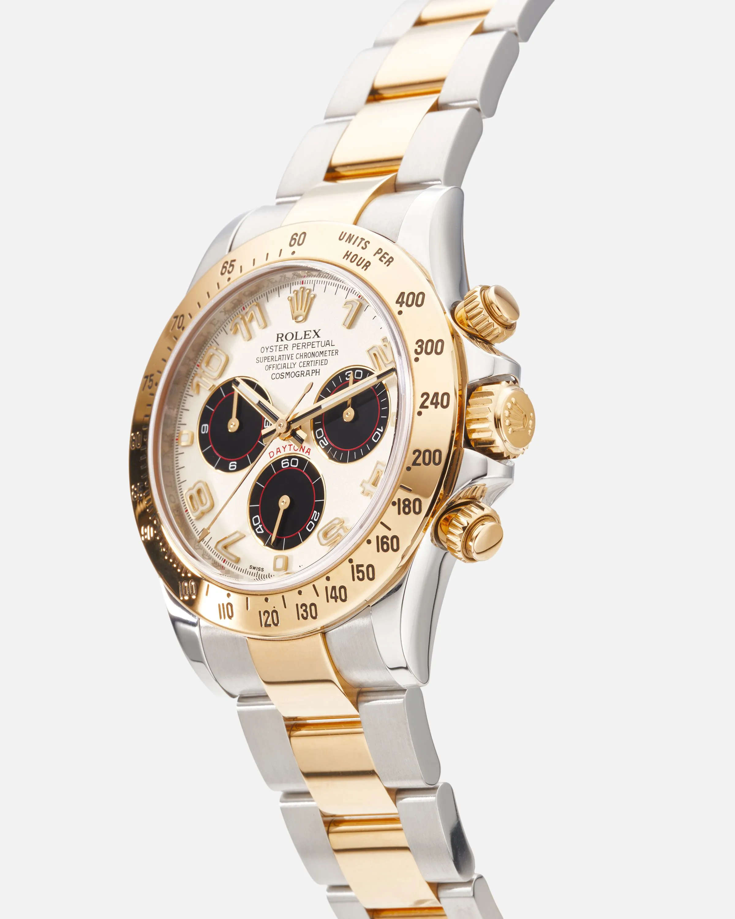 Rolex Daytona 116523-0040 40mm Yellow gold and Stainless steel White 3