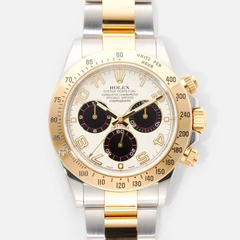 Rolex Daytona 116523-0040 40mm Yellow gold and Stainless steel White