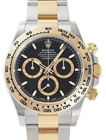 Rolex Daytona 126503 40mm Yellow gold and Stainless steel Black