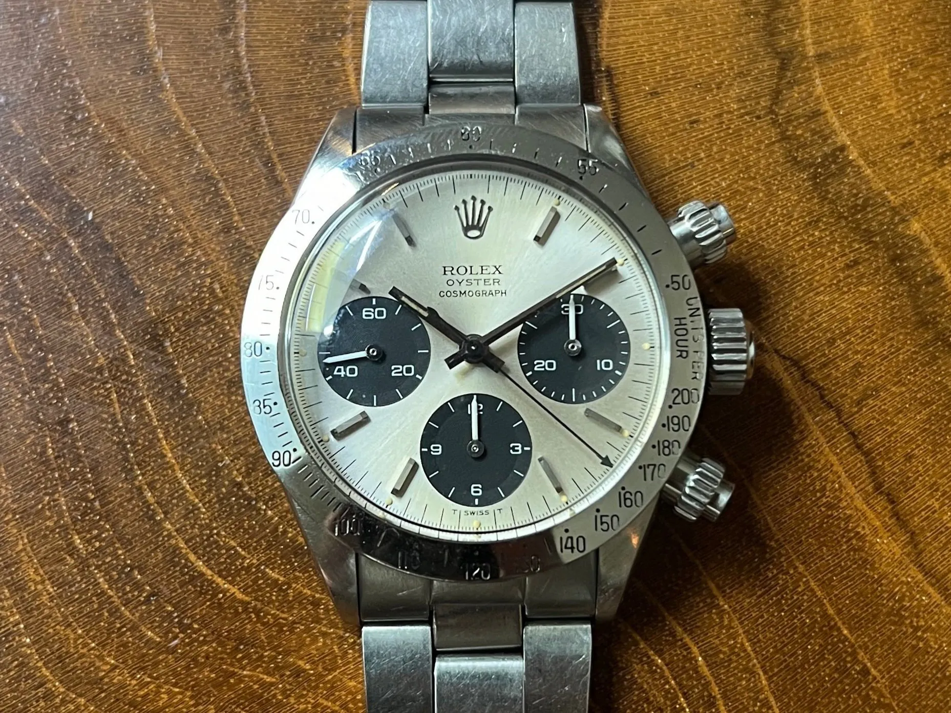 Rolex Daytona 6265 36mm Stainless steel Black and white