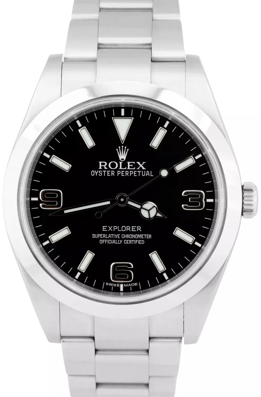 Rolex Explorer 214270-0001 39mm Stainless steel Black