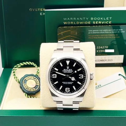 Rolex Explorer 224270 40mm Stainless steel Black