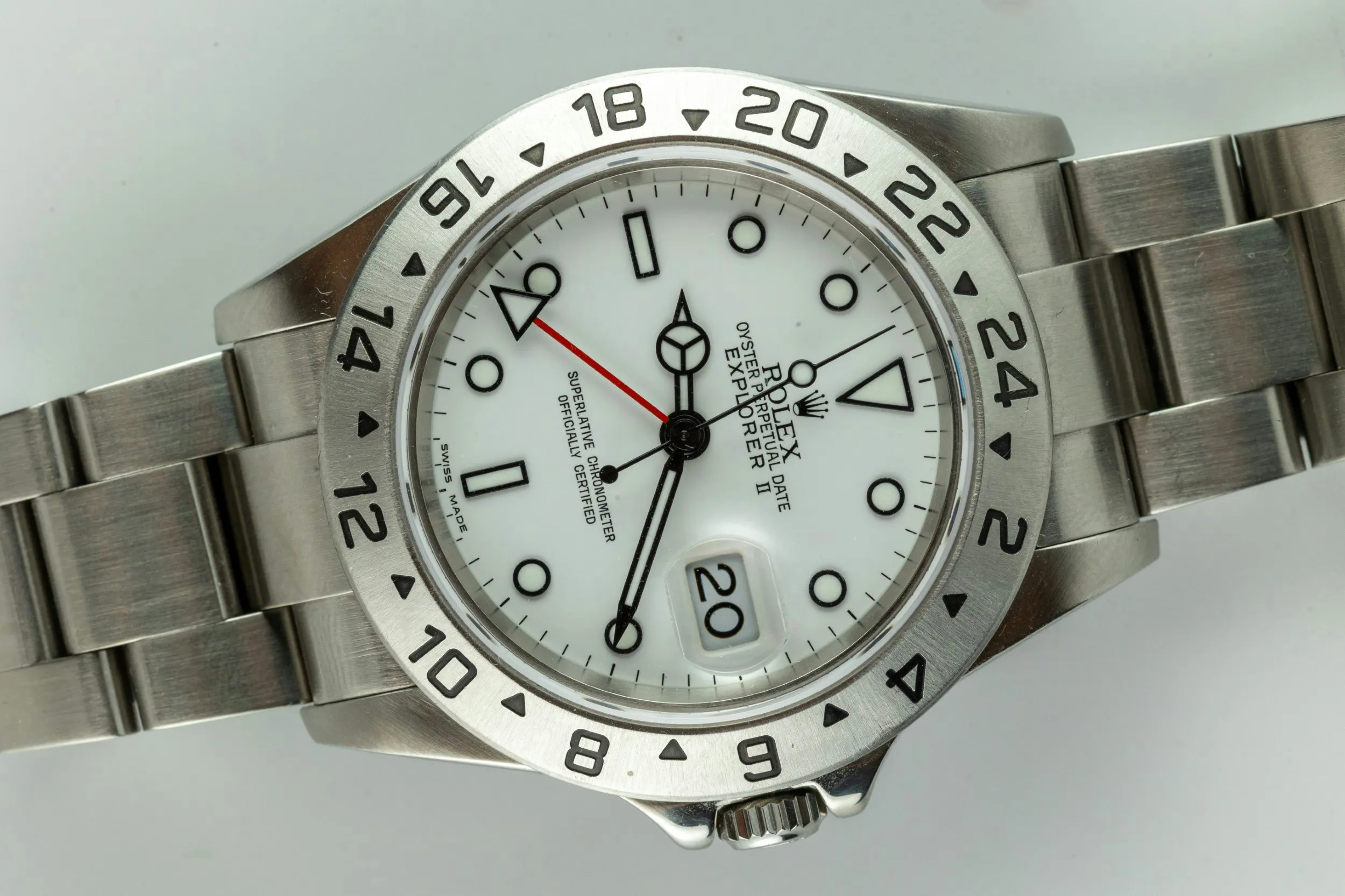 Rolex Explorer II 16570 40mm Stainless steel White 1