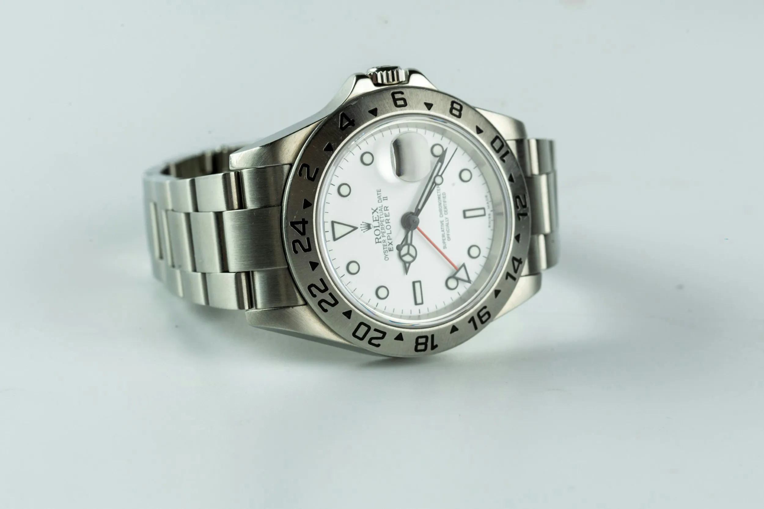 Rolex Explorer II 16570 40mm Stainless steel White 17