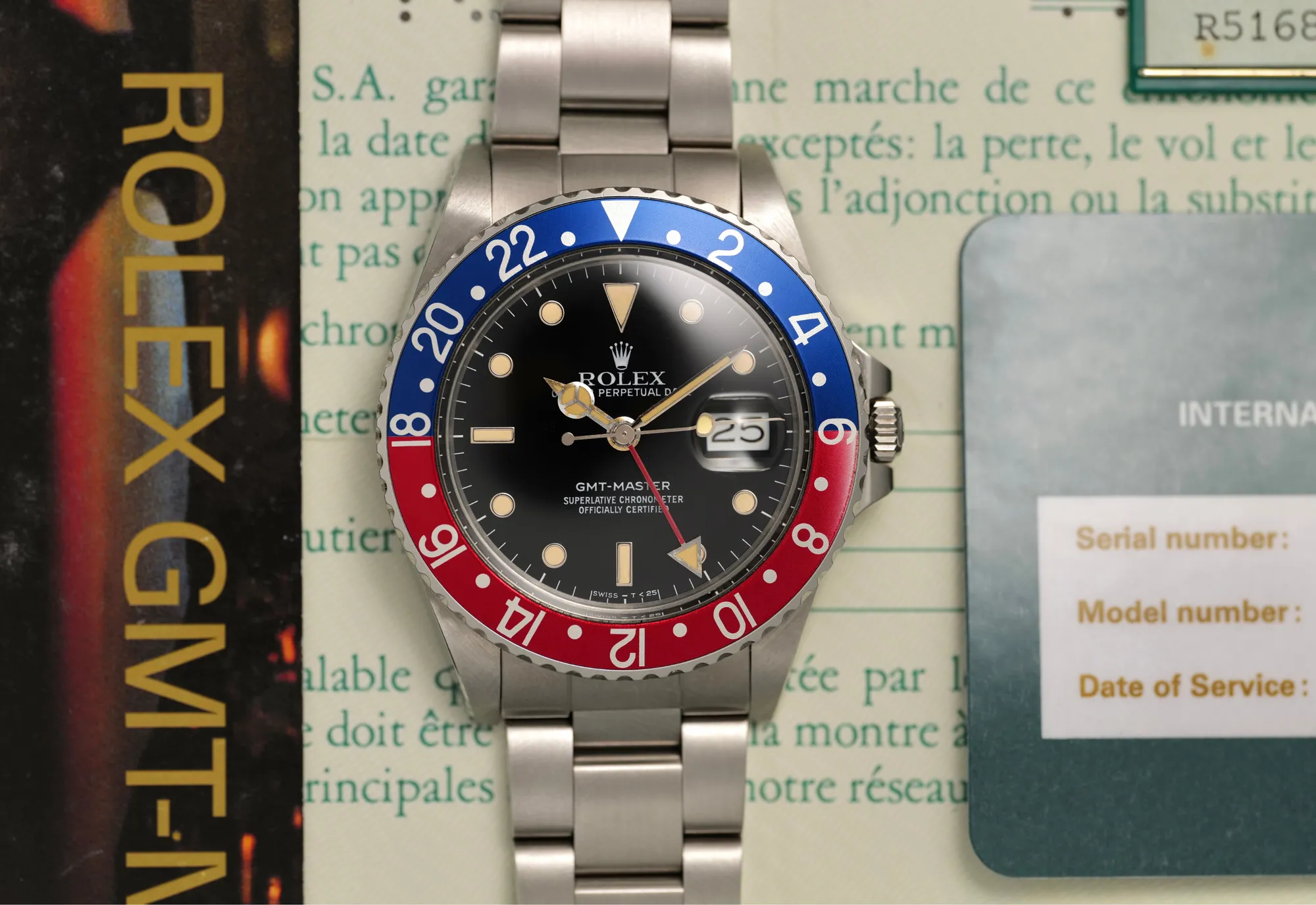 Rolex GMT-Master 16750 40mm Cream