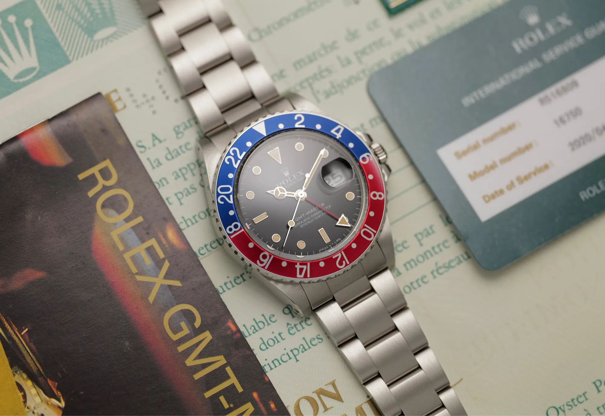 Rolex GMT-Master 16750 40mm Cream 2