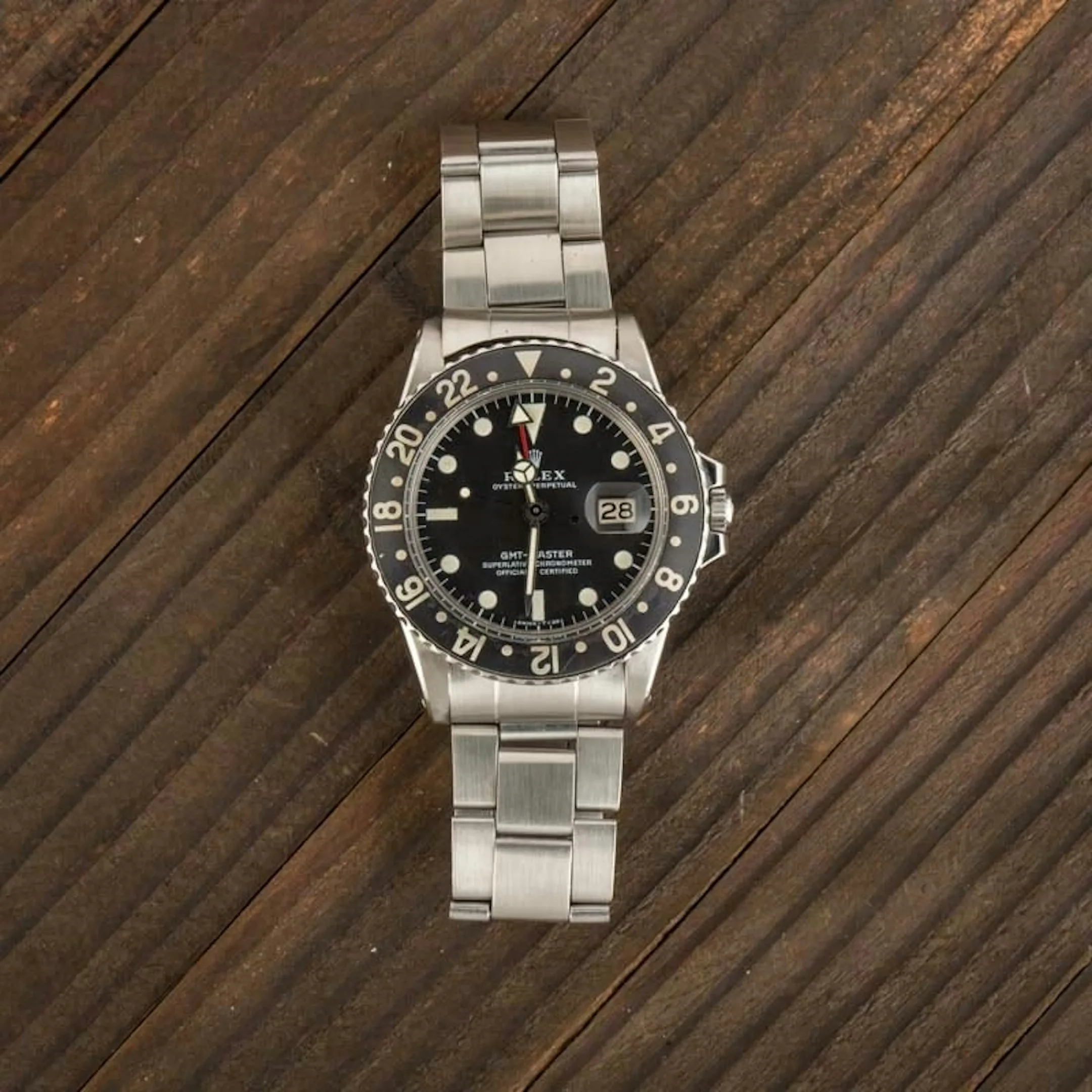 Rolex GMT-Master 1675 40mm Stainless steel Black