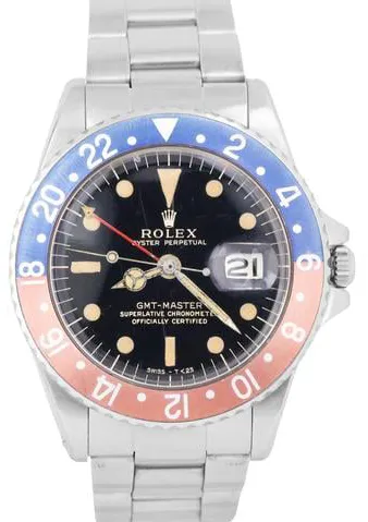 Rolex GMT-Master 1675 40mm Stainless steel Black