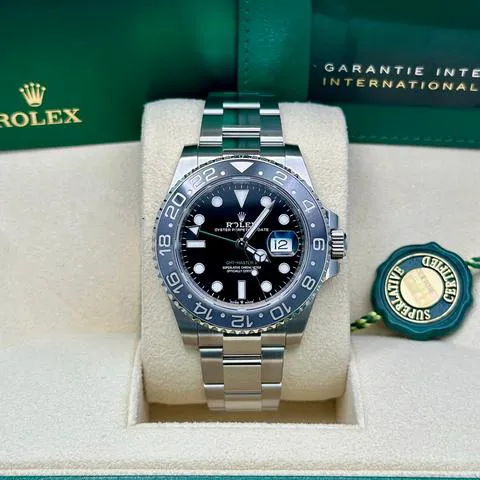 Rolex GMT-Master II 126710GRNR 40mm Stainless steel Black