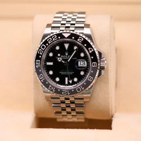 Rolex GMT-Master II 126710GRNR 40mm Stainless steel Black