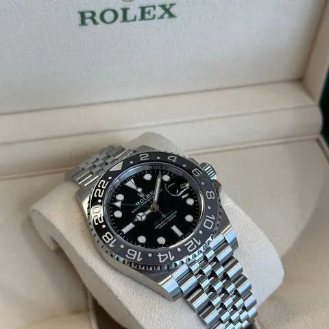 Rolex GMT-Master II 126710GRNR 40mm Stainless steel Black