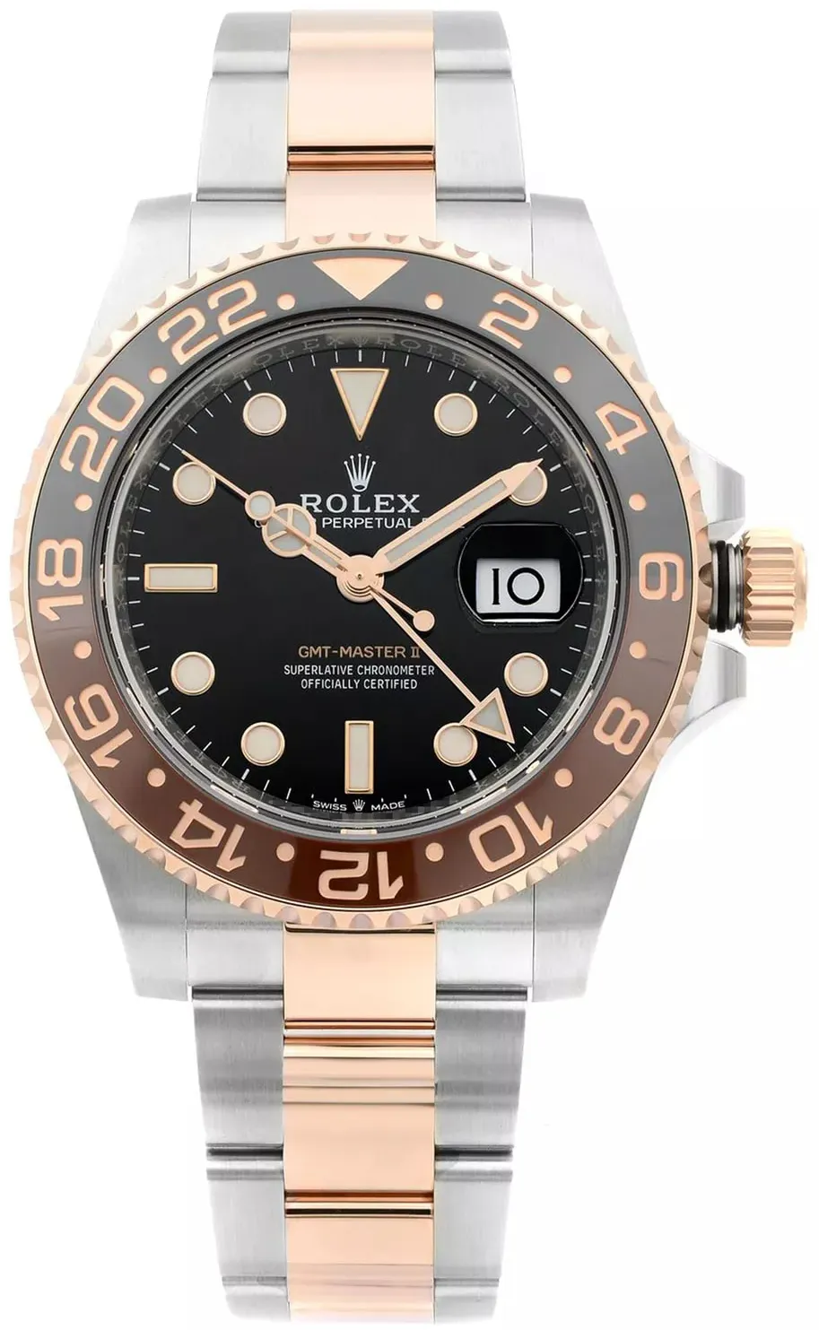 Rolex GMT-Master II 126711CHNR-0002 40mm Oystersteel and Everose gold Black