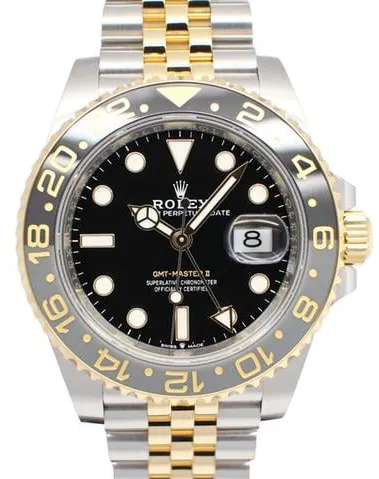 Rolex GMT-Master II 126713GRNR 40mm Yellow gold and Stainless steel Black