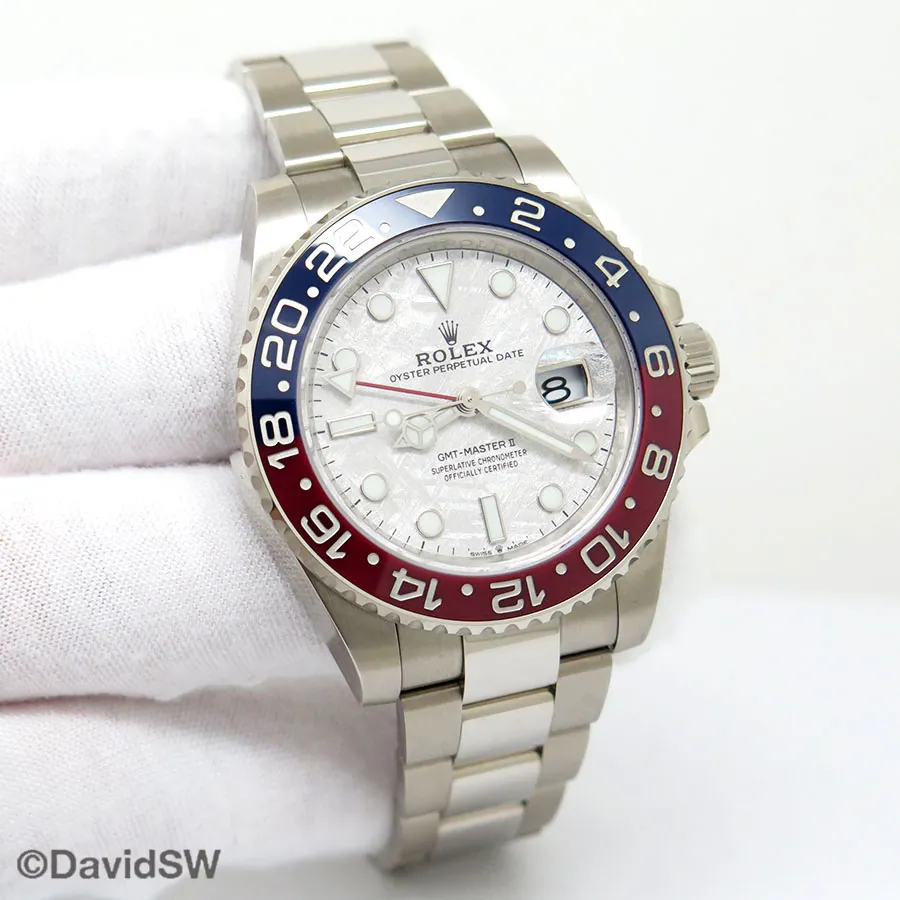 Rolex GMT-Master II 126719BLRO 40mm White gold Meteorite