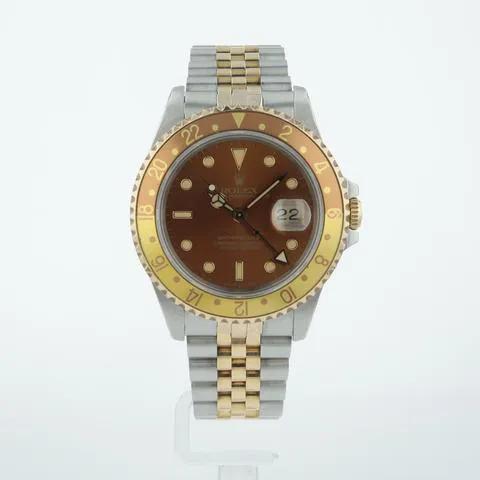 Rolex GMT-Master II 16713 40mm Yellow gold and Stainless steel Brown 3