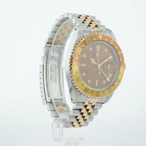 Rolex GMT-Master II 16713 40mm Yellow gold and Stainless steel Brown 10