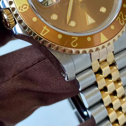 Rolex GMT-Master II 16713 40mm Yellow gold and Stainless steel Brown 13