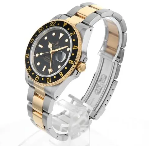 Rolex GMT-Master II 16713 40mm Yellow gold and Stainless steel Black 1