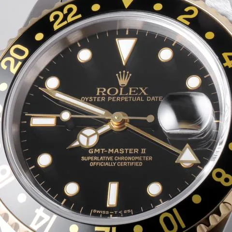 Rolex GMT-Master II 16713 40mm Yellow gold and Stainless steel Black 5