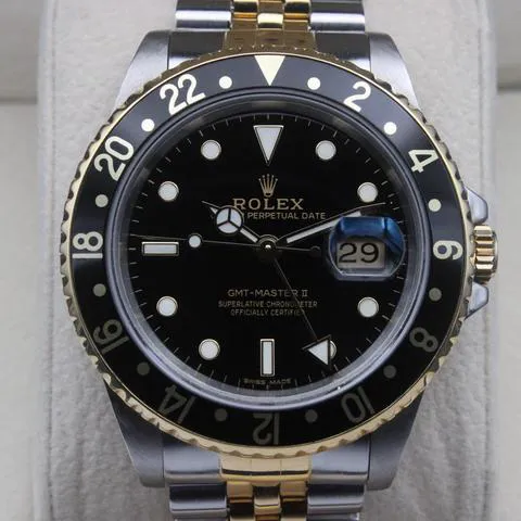 Rolex GMT-Master II 16713 40mm Yellow gold and Stainless steel Black 2