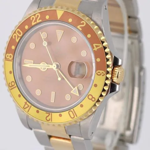 Rolex GMT-Master II 16713 40mm Yellow gold and Stainless steel Brown 7