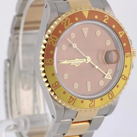 Rolex GMT-Master II 16713 40mm Yellow gold and Stainless steel Brown 8