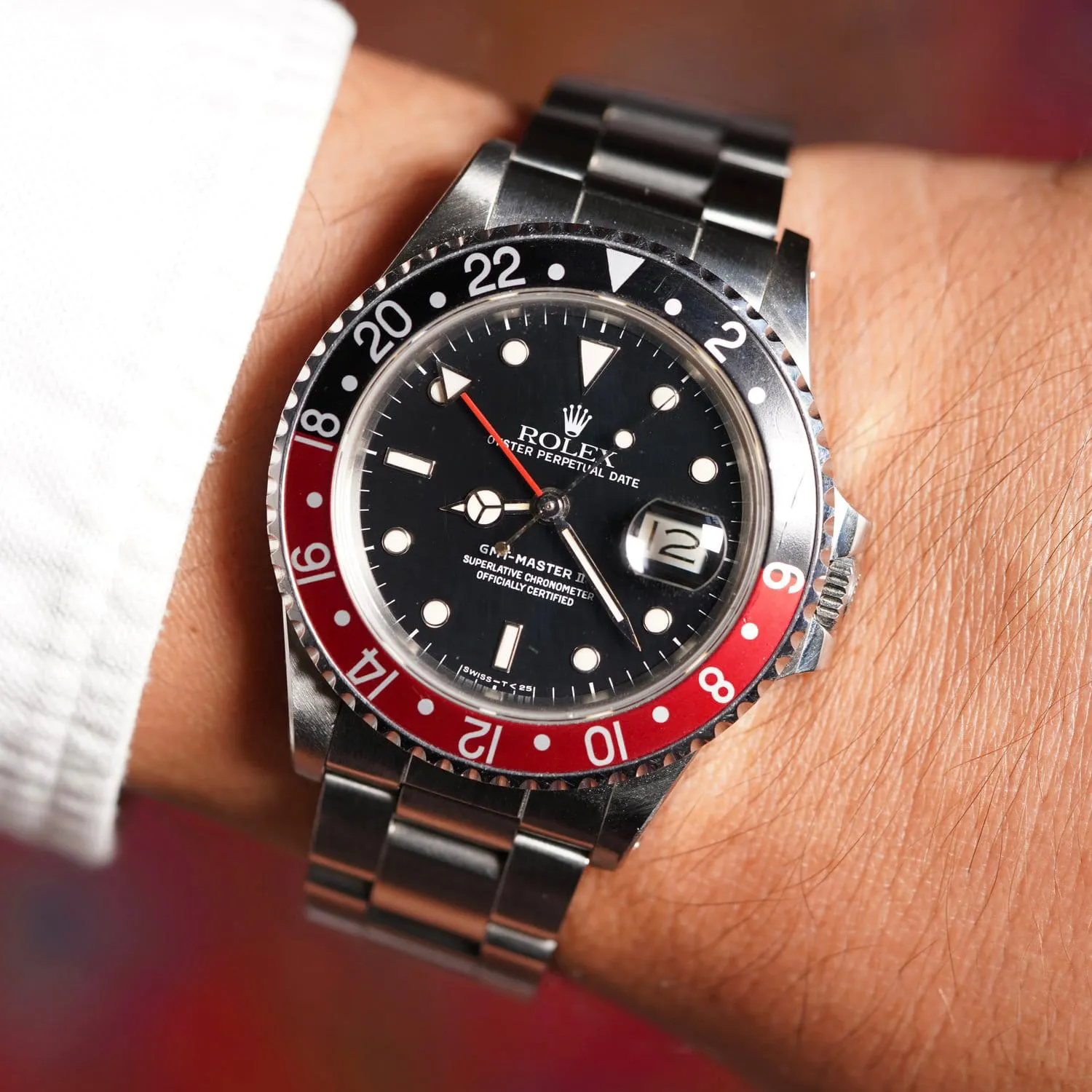 Rolex GMT-Master II 16760 40mm Stainless steel Black