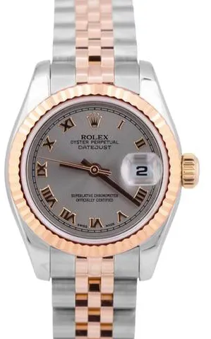 Rolex Lady-Datejust 179171 26mm Yellow gold and Stainless steel Silver