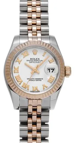 Rolex Lady-Datejust 179171 26mm Stainless steel White